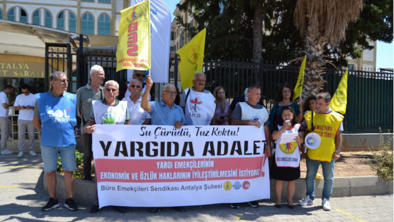 BES Antalya ubesi yarg emekçilerinin taleplerini sralad