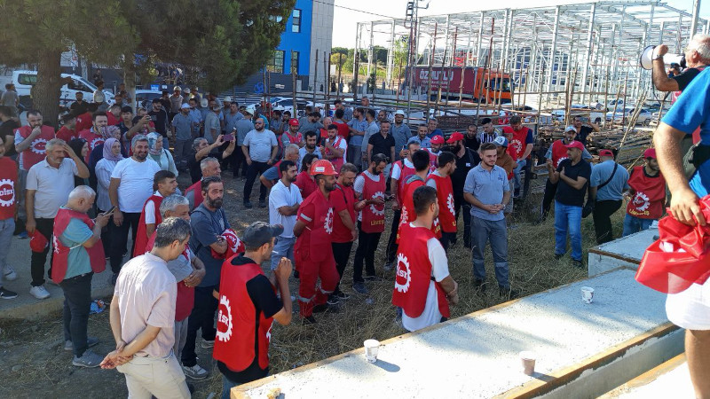 Sefine Tersanesi'nde içilerin direnii son buldu