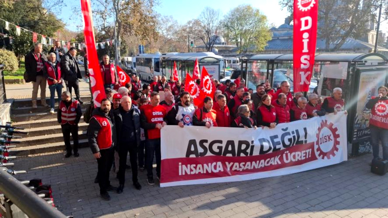D�SK �stanbul'da 'insanca ya�anacak ücret' aç�klamas� yapt�